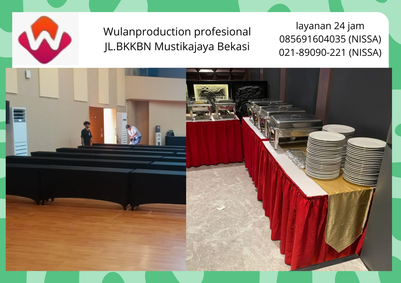 Sewa Meja Ibm dan alat Catering Area Terdekat Jakarta