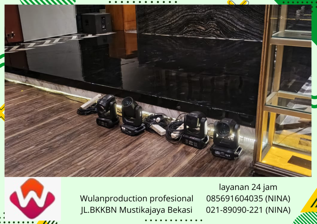 Jasa Sewa Panggung Melaminto Hitam Tirai Hitam Area Cakung