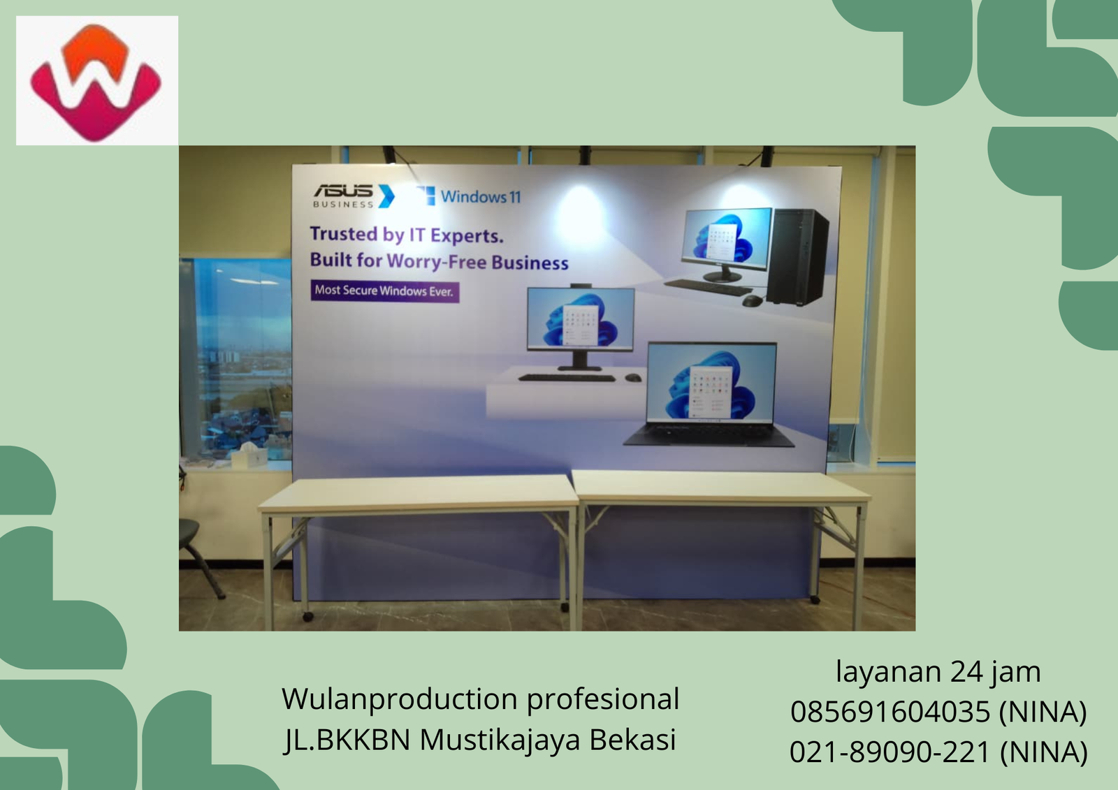 Jasa Rental Backdrop Photo Booth Premium Jakarta Pusat