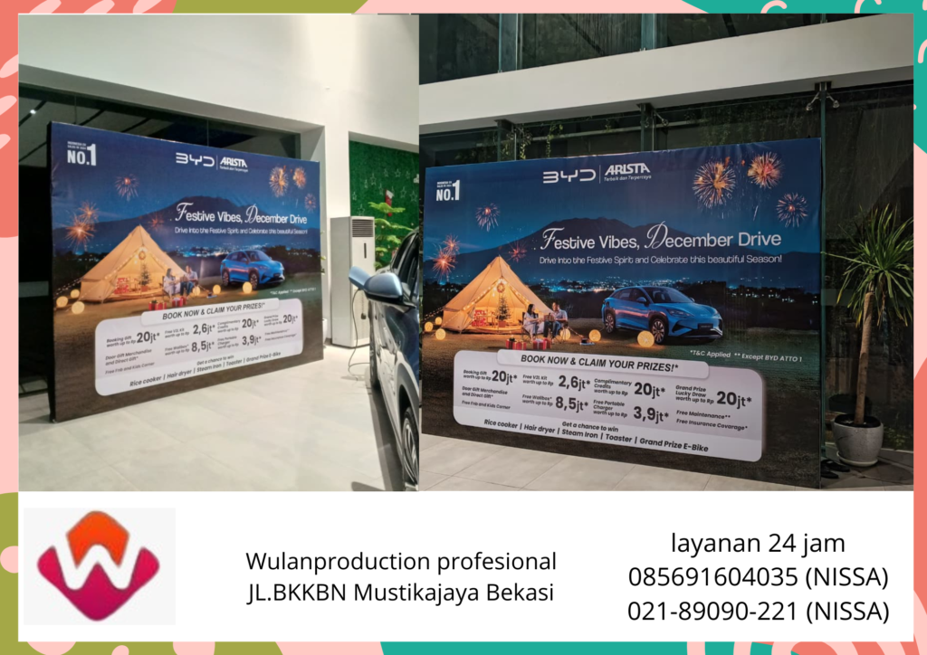 Jasa Rental Pembuatan Backdrop Premium Area Jabodetabek