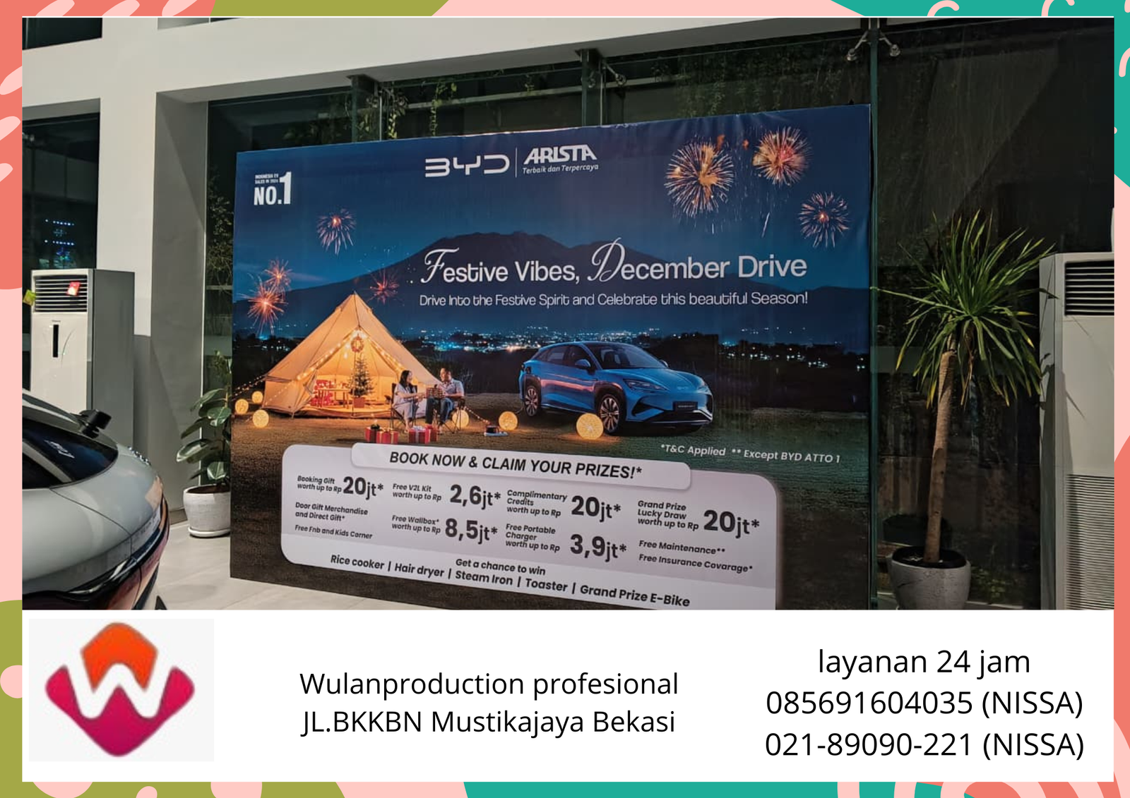 Jasa Rental Pembuatan Backdrop Premium Area Jabodetabek