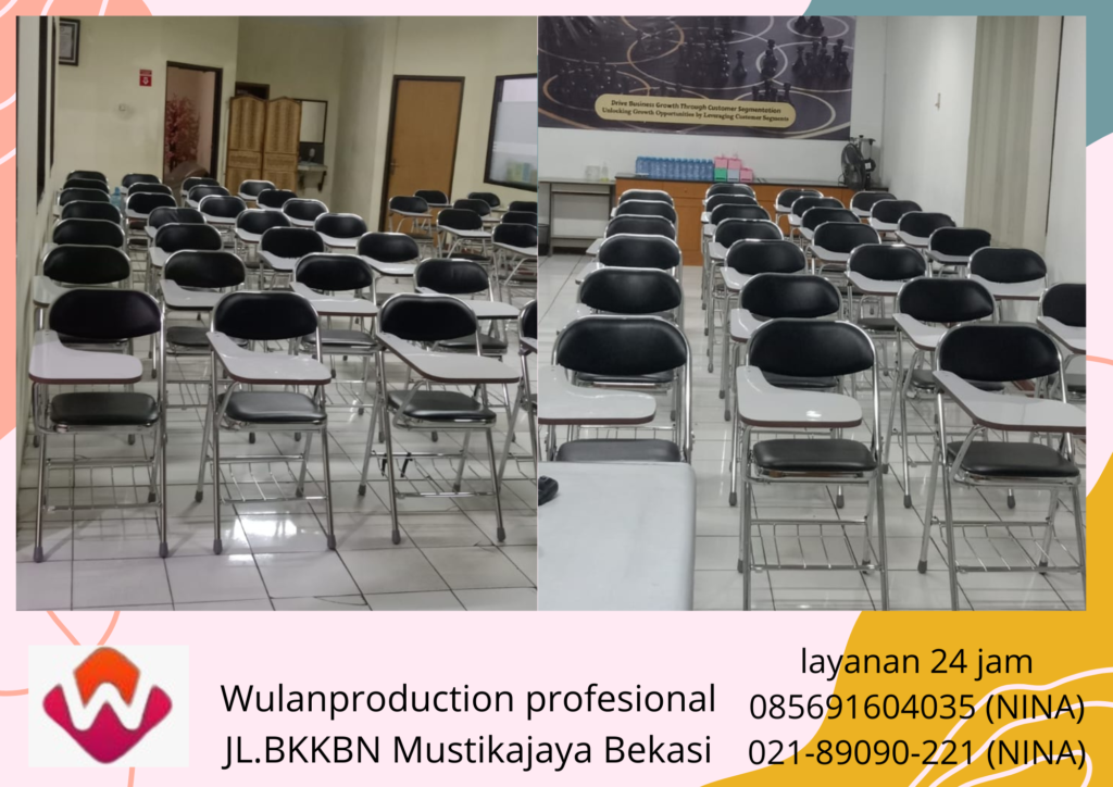 Sewa Kursi Kuliah Lipat Stainless Area Cikarang