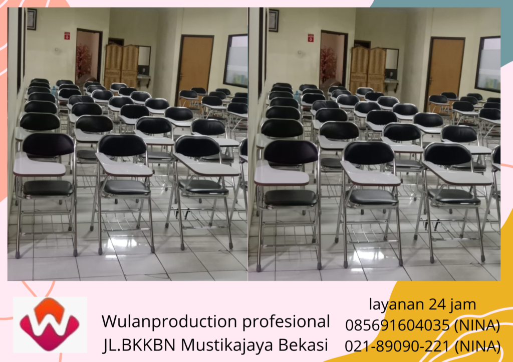 Sewa Kursi Kuliah Lipat Stainless Area Cikarang