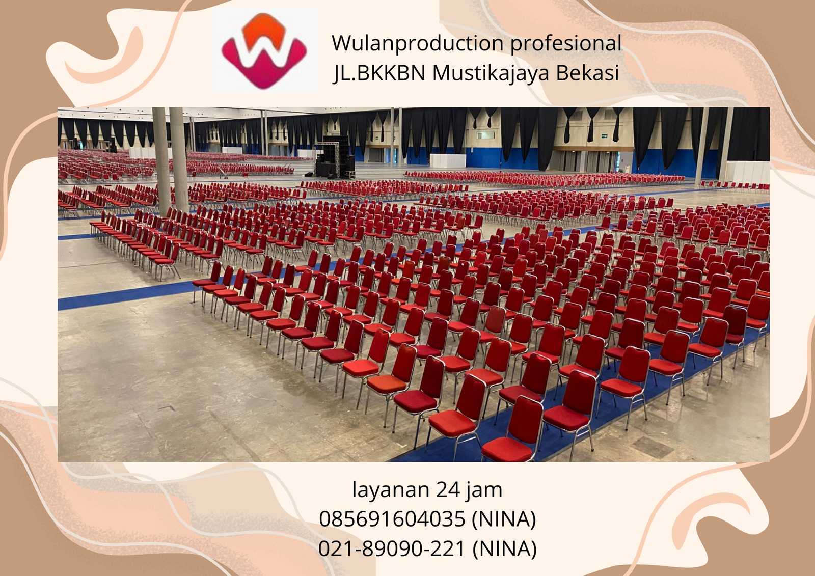 Rental Kursi Futura Stainless Berkualitas Bagus Kokoh Jakarta