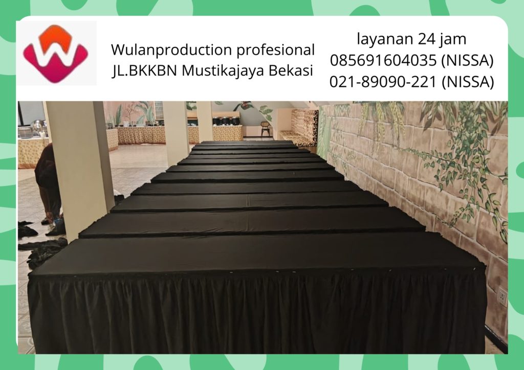 Rental Meja Ibm Ukuran 180x45 Cover Hitam Menteng Jakarta
