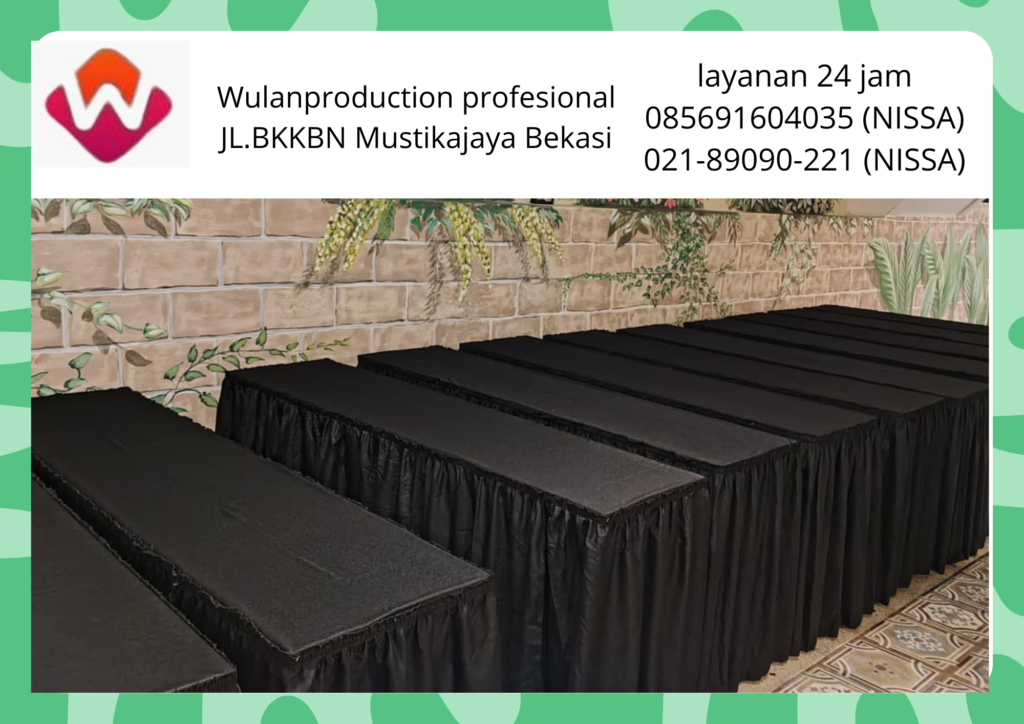 Rental Meja Ibm Ukuran 180x45 Cover Hitam Menteng Jakarta