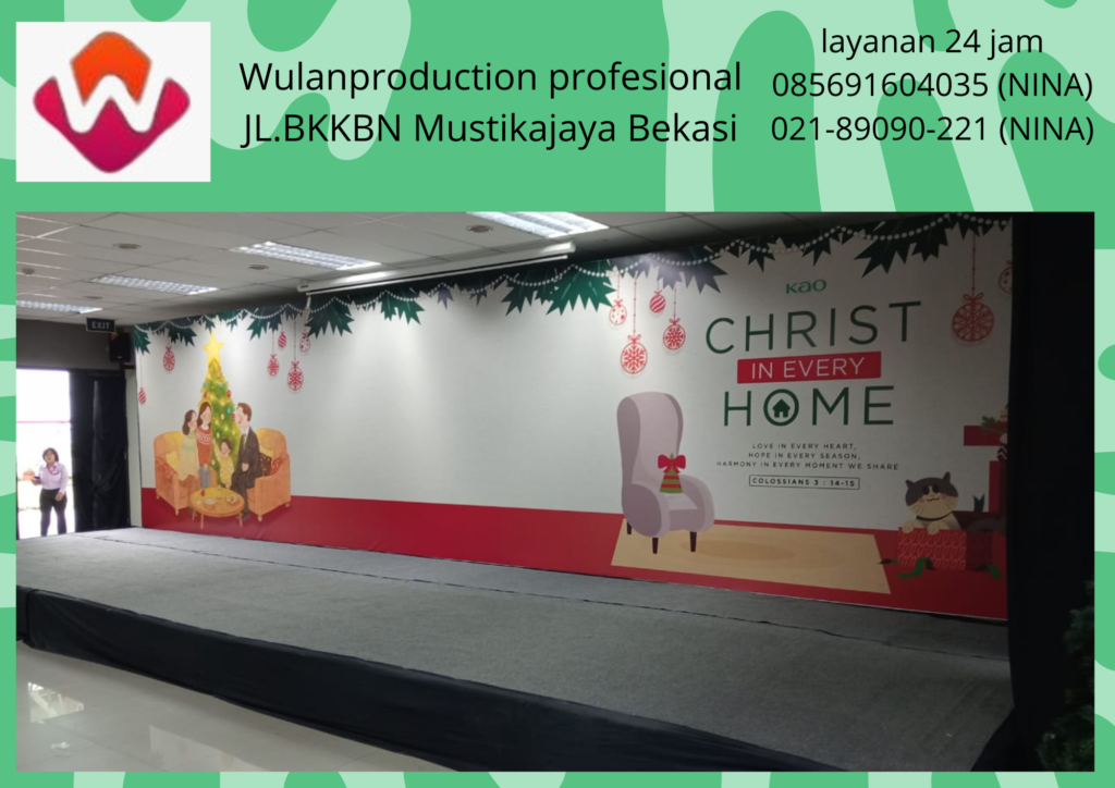 Sewa Backdrop Dan Panggung Siap Kirim Area Bekasi 