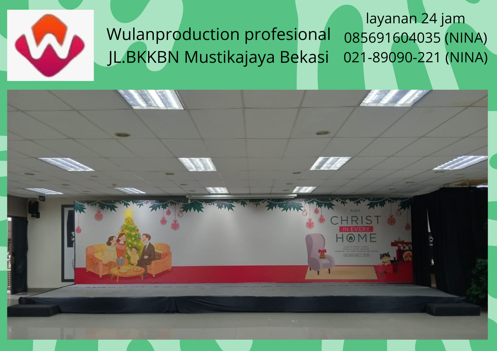 Sewa Backdrop Dan Panggung Siap Kirim Area Bekasi
