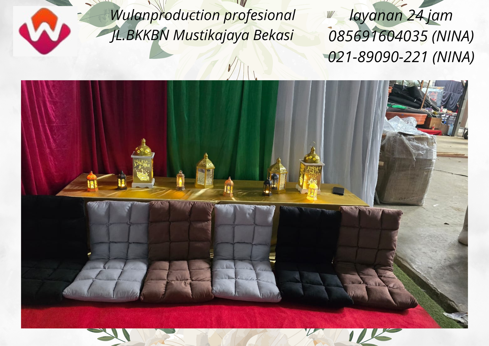 Sewa Kursi Lipat Lesehan Area Bogor