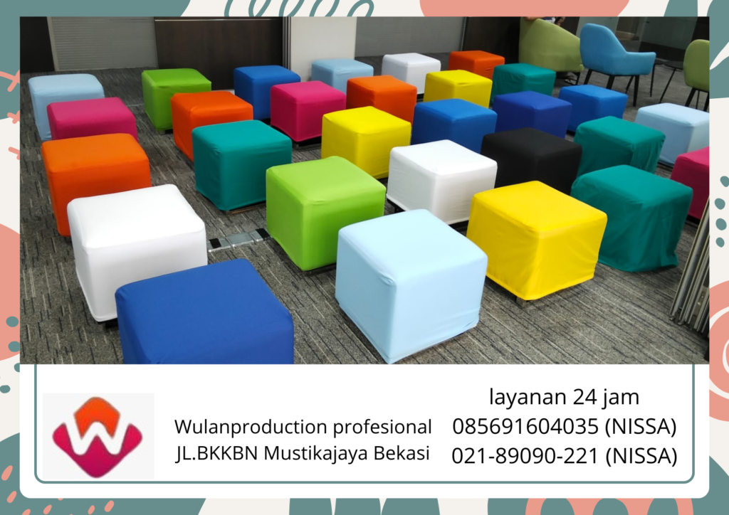 Jasa Sewa Puff Warna Warni Area Bandung