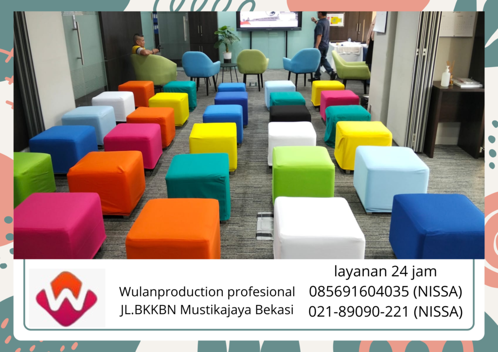 Jasa Sewa Puff Warna Warni Area Bandung
