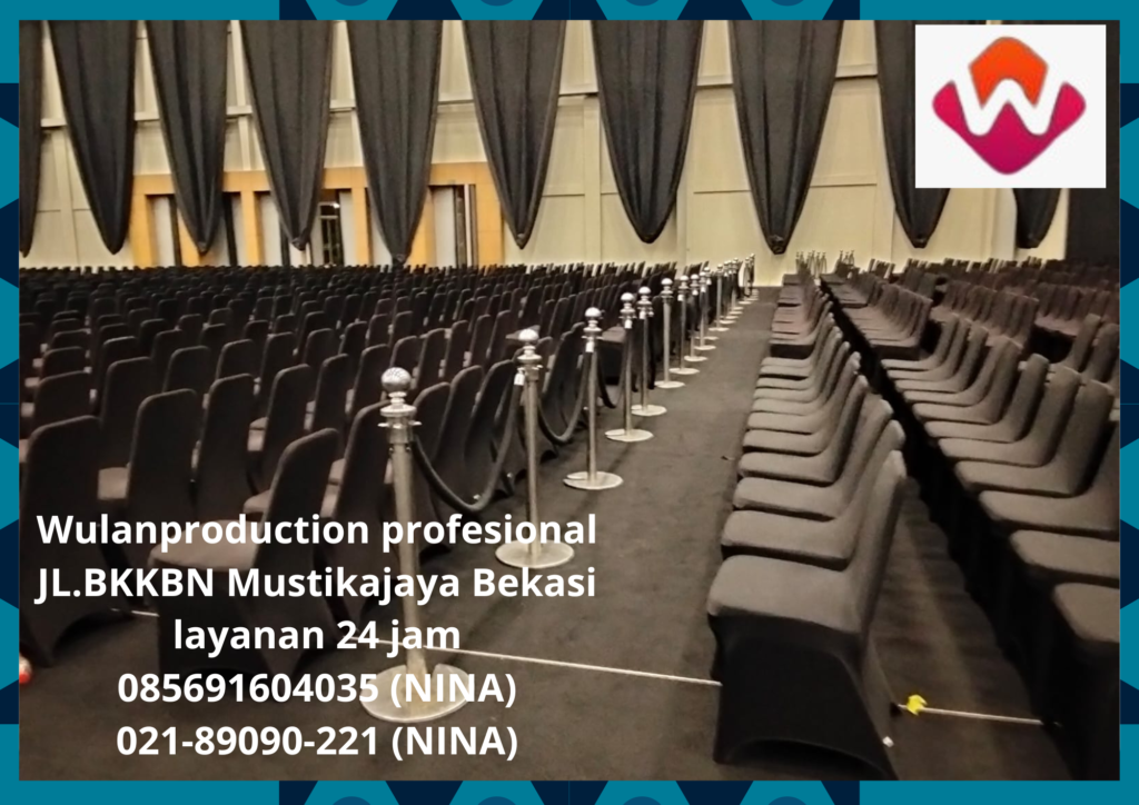 Rental Sofa Kursi Futura Cover Hitam Dan Tiang Antrian Jakarta