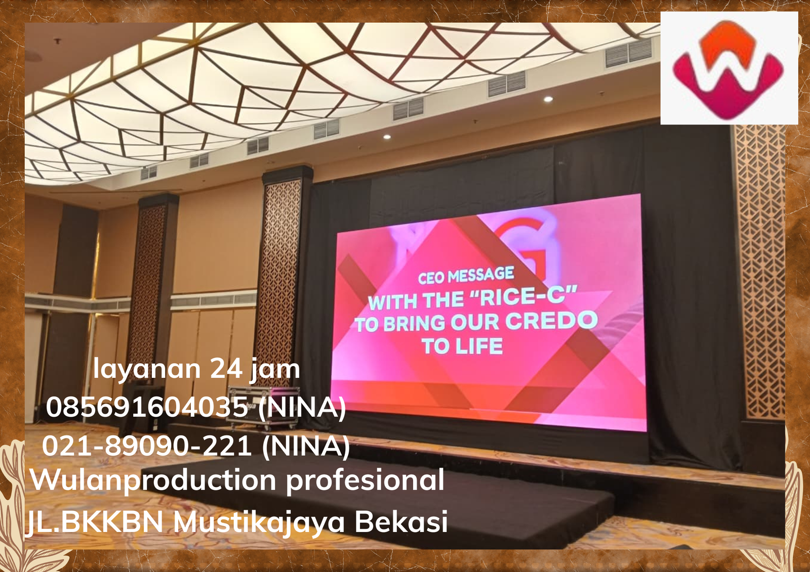 Rental Backdrop Free Ongkir Karawang