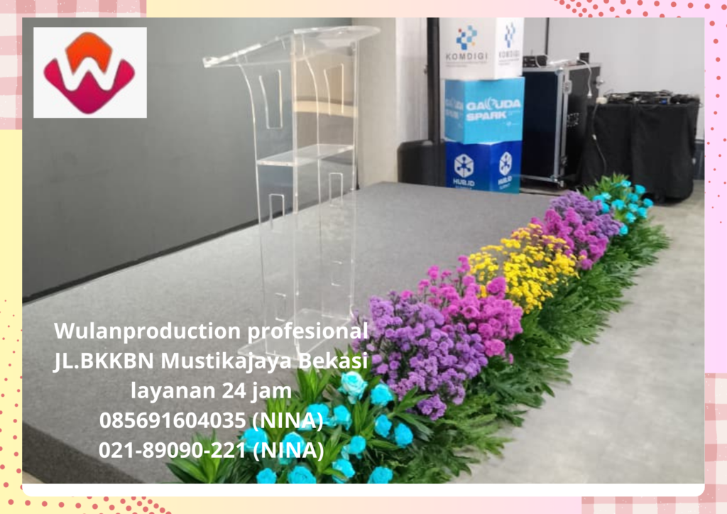 Jasa Mini Garden Panggung Bunga Artificial Plastik Jakarta 