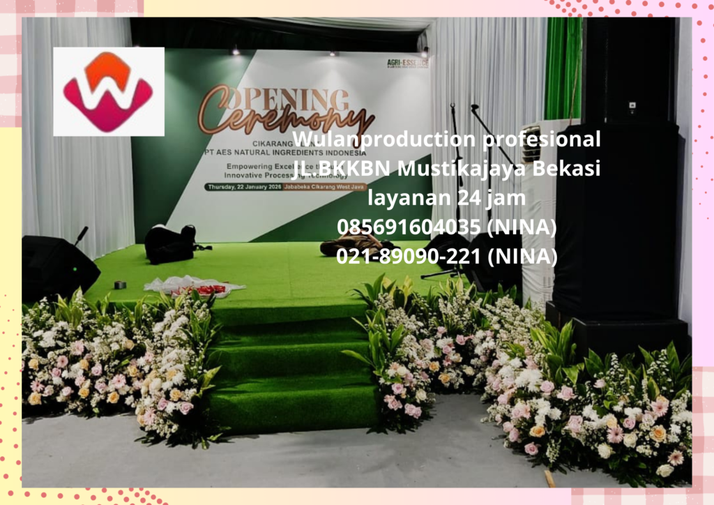 Jasa Mini Garden Panggung Bunga Artificial Plastik Jakarta 