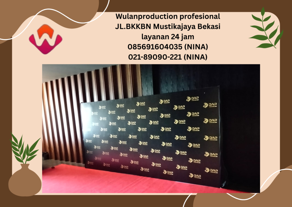 Pusat Sewa Backdrop Panggung Podium Ciamis 
