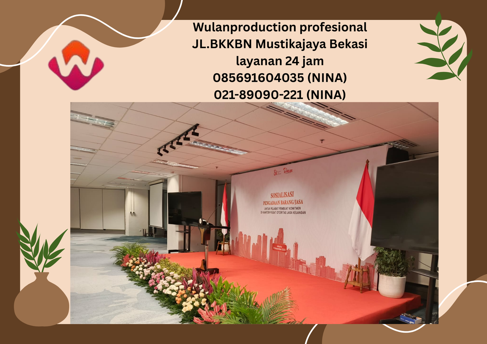 Pusat Sewa Backdrop Panggung Podium Ciamis