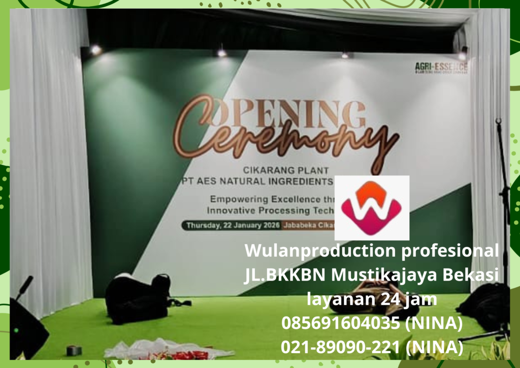 Rental Backdrop Berikut Lampu Sorot Area Bsd Tangerang