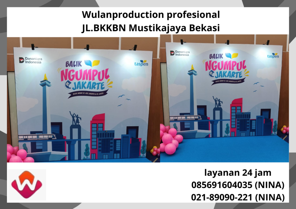 Rental Backdrop Flexy China Area Jakarta 