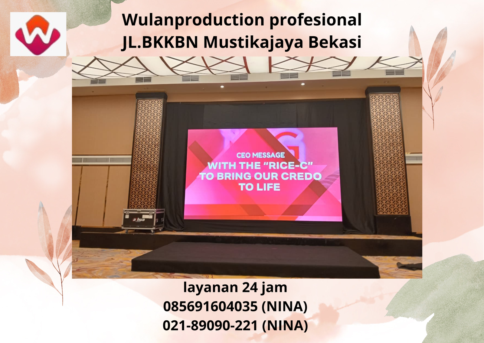 Rental Backdrop dan Panggung Custom Serang Free Ongkir