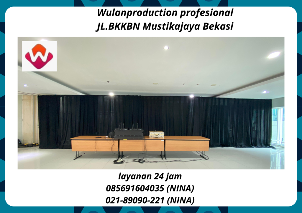 Rental Black Curtain Area Kuningan Jakarta Selatan