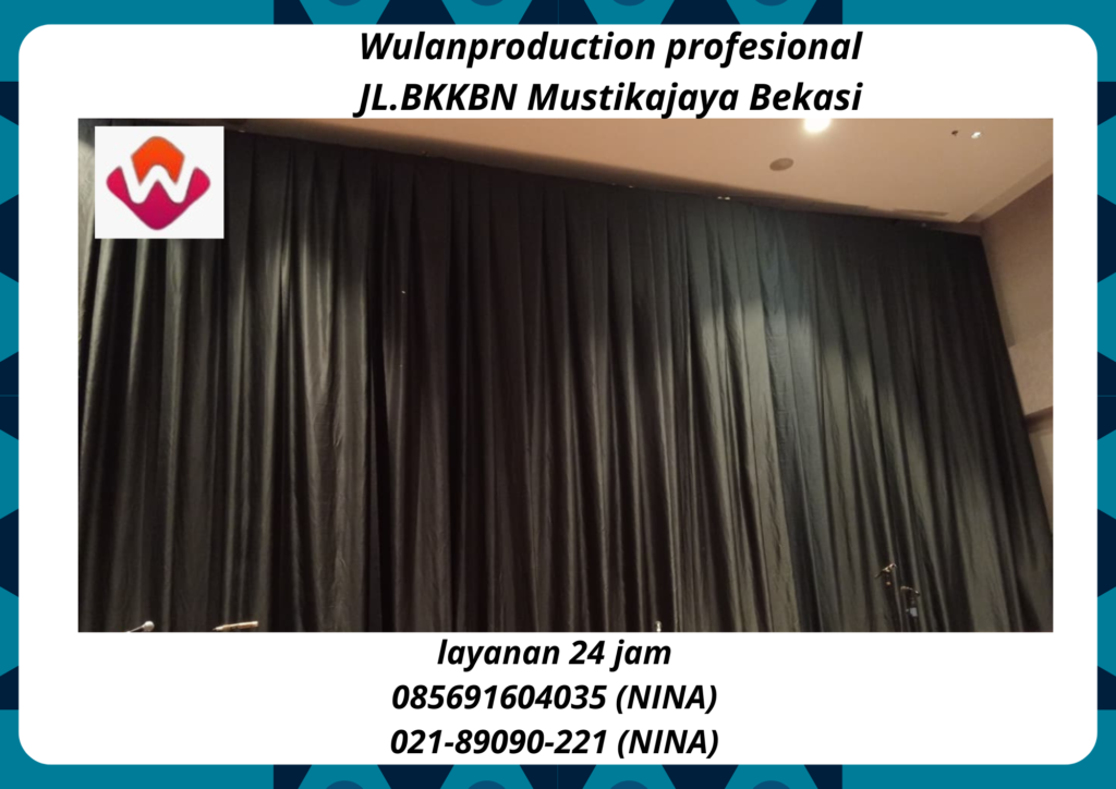 Rental Black Curtain Area Kuningan Jakarta Selatan