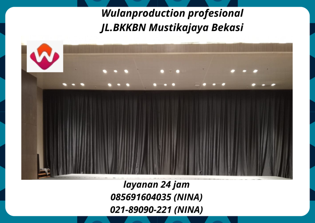 Rental Black Curtain Area Kuningan Jakarta Selatan