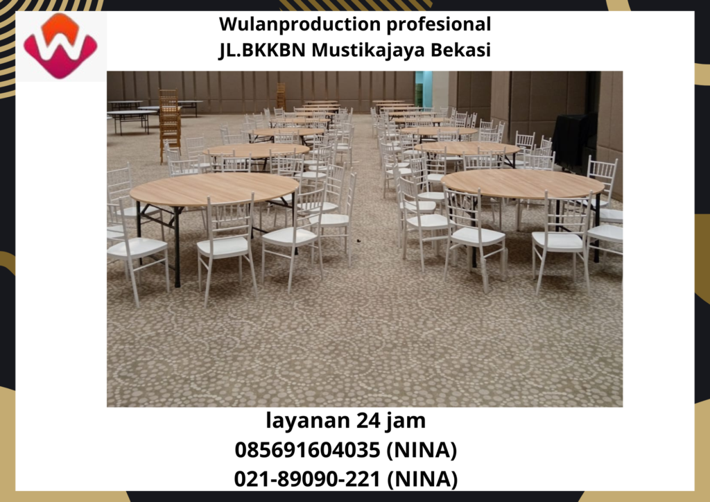 Rental Kursi dan Meja Jakarta Plus Cover