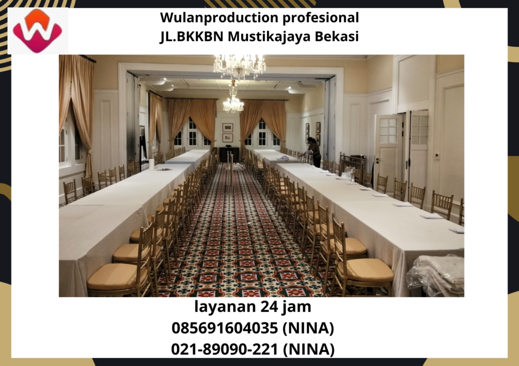 Rental Kursi dan Meja Jakarta Plus Cover