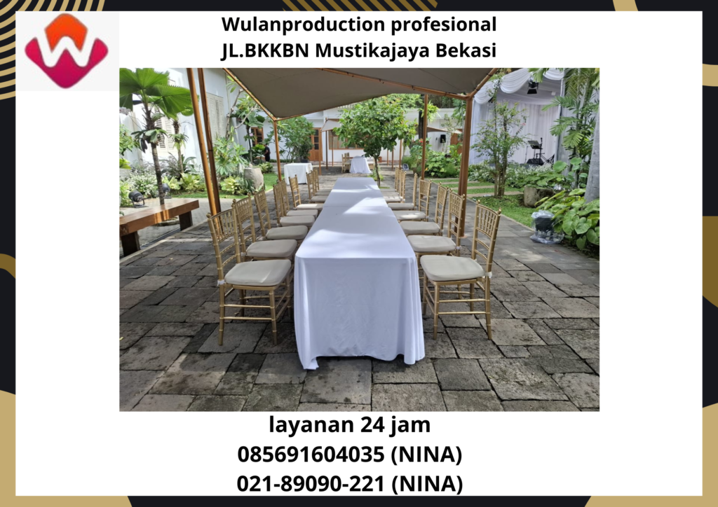 Rental Kursi dan Meja Jakarta Plus Cover