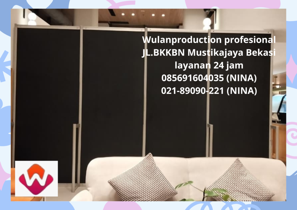 Rental Partisi Hitam Harga Terjangkau Area Bandung 