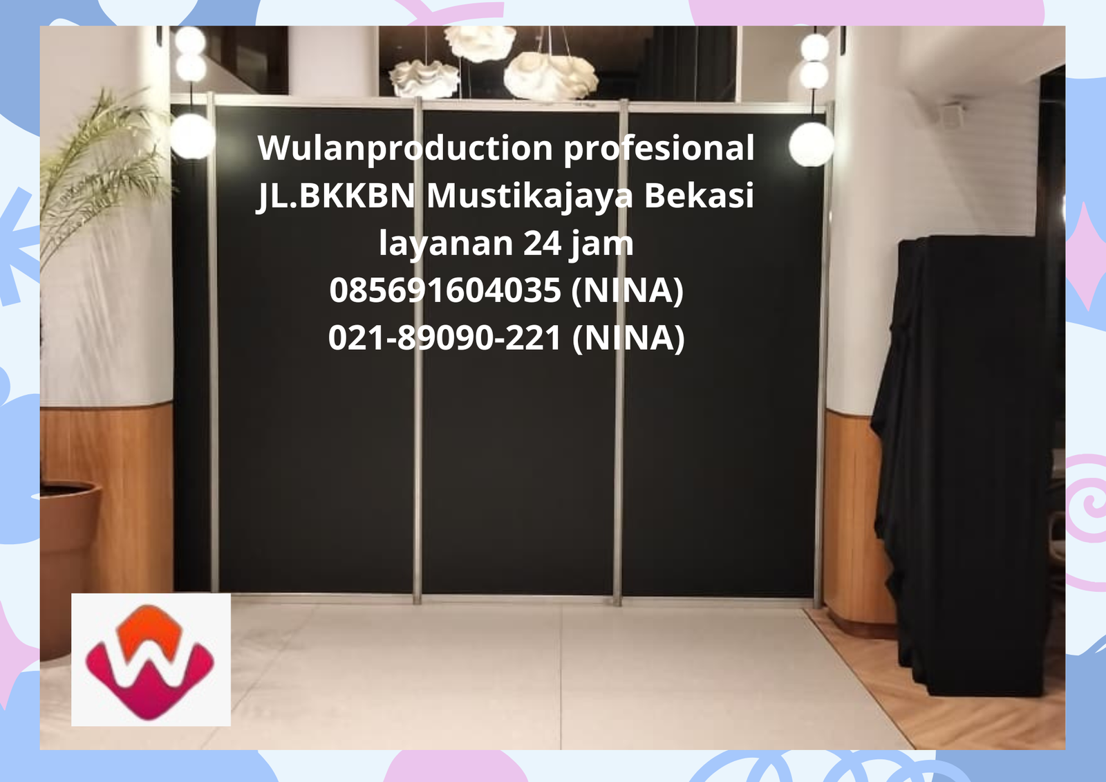 Rental Partisi Hitam Harga Terjangkau Area Bandung
