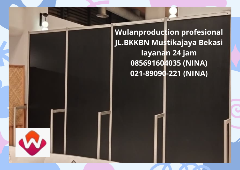 Rental Partisi Hitam Harga Terjangkau Area Bandung 