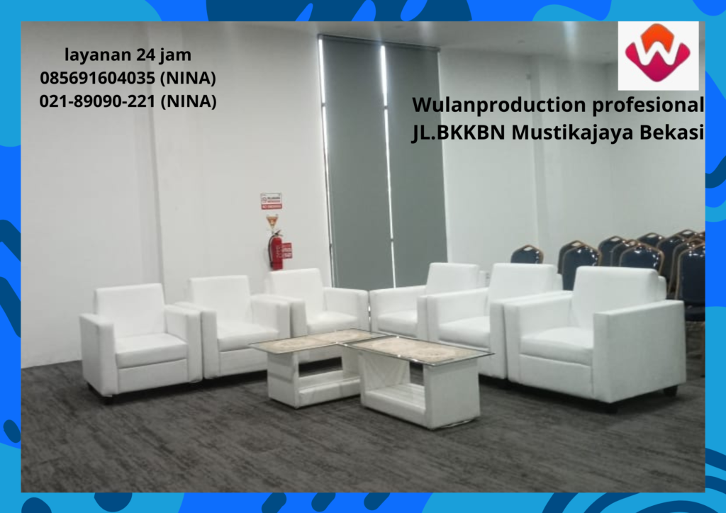 Rental Sofa Putih Bersih Jakarta Free Ongkir