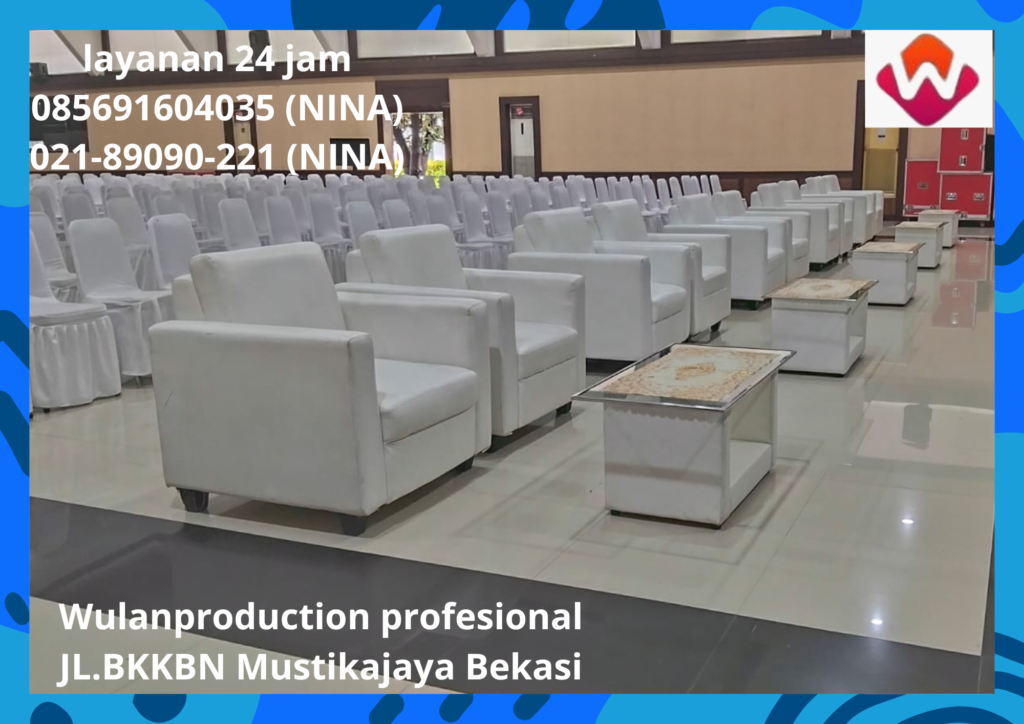 Rental Sofa Putih Bersih Jakarta Free Ongkir