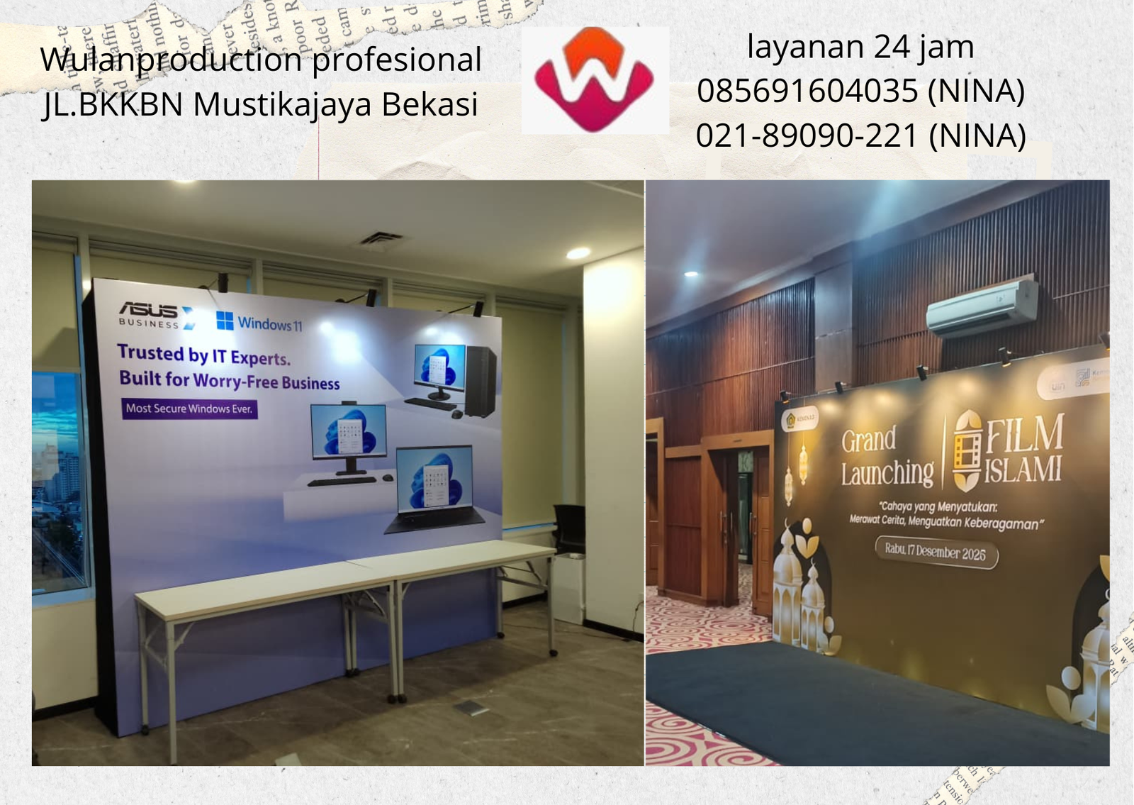 Sewa Backdrop Depok Siap Kirim Free Ongkir