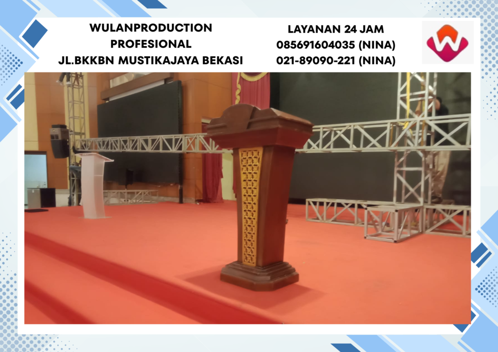 Sewa Backdrop Panggung Dan Podium Area Banten
