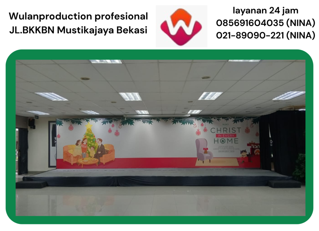 Sewa Panggung Dan Backdrop Customize Siap Kirim Cimahi 