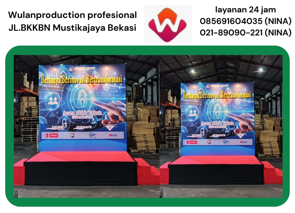Sewa Panggung Dan Backdrop Customize Siap Kirim Cimahi 