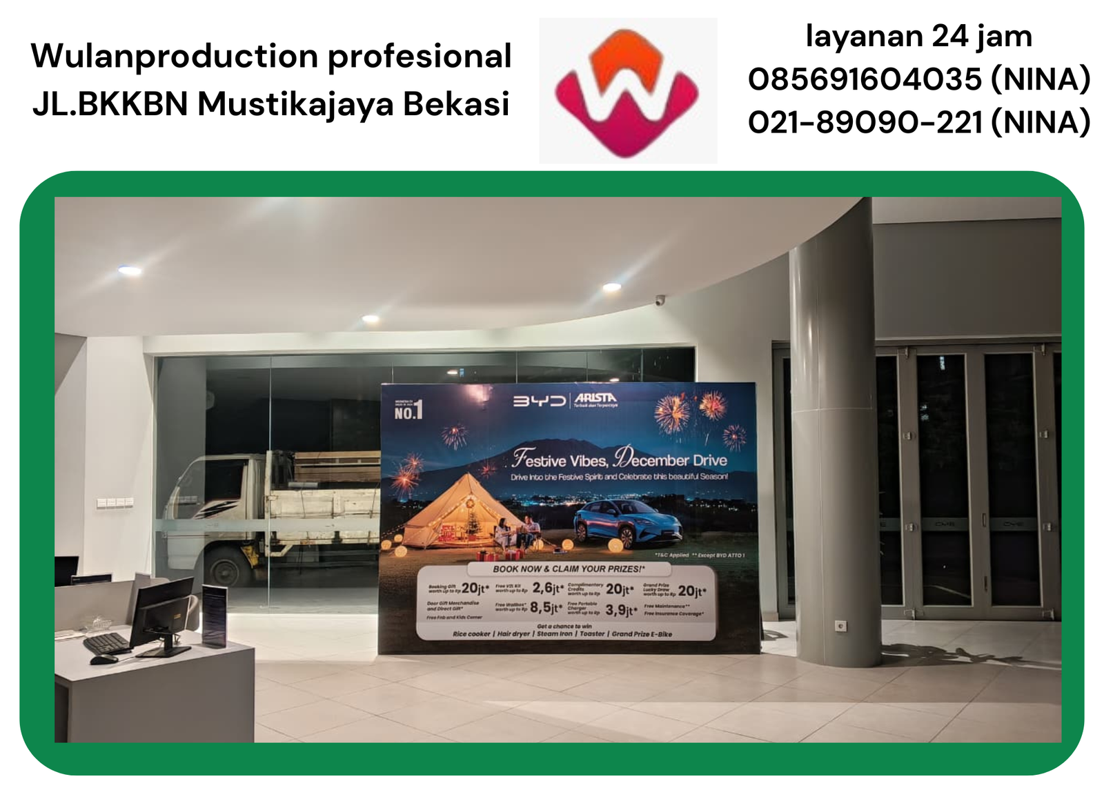 Sewa Panggung Dan Backdrop Customize Siap Kirim Cimahi