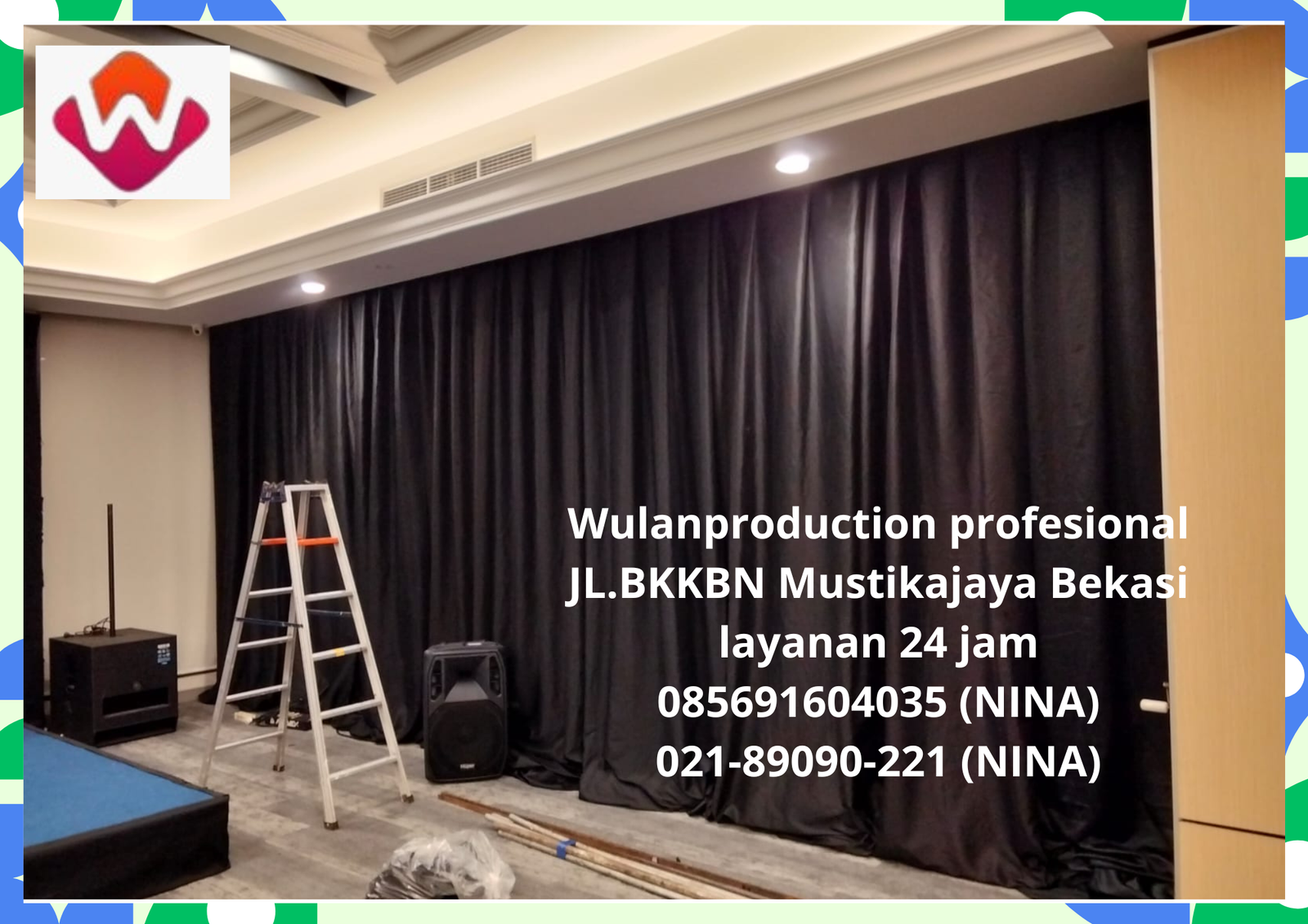 Sewa Panggung Tirai Dan Bckdrop Jakarat Pusat