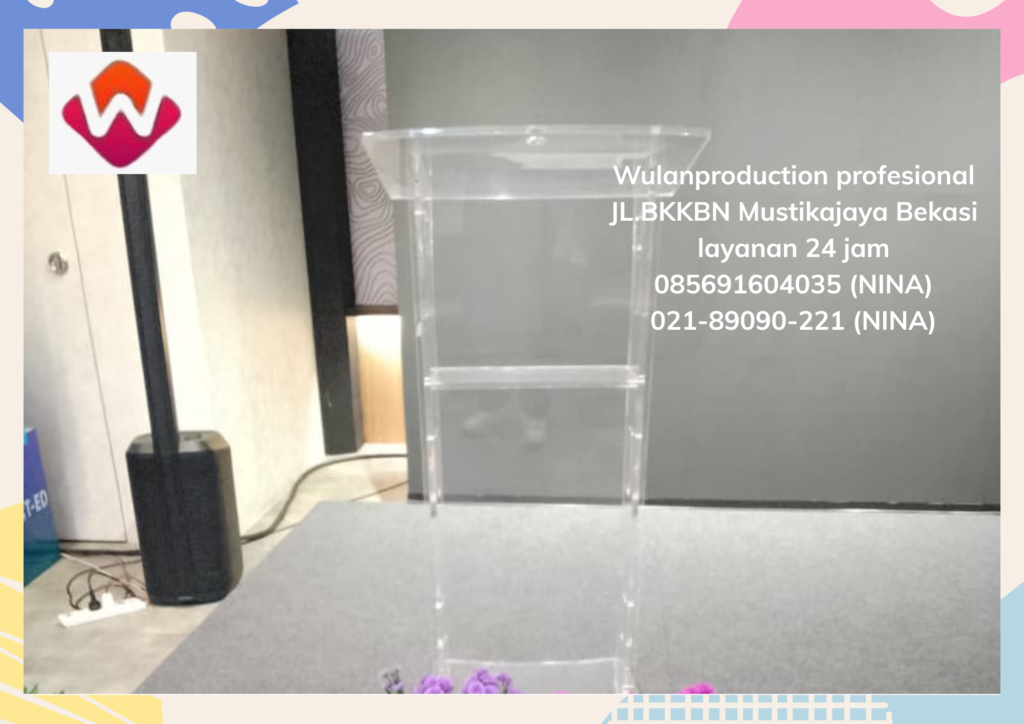 Sewa Podium Acrylic Bening Area Tanah Abang Jakarta Pusat