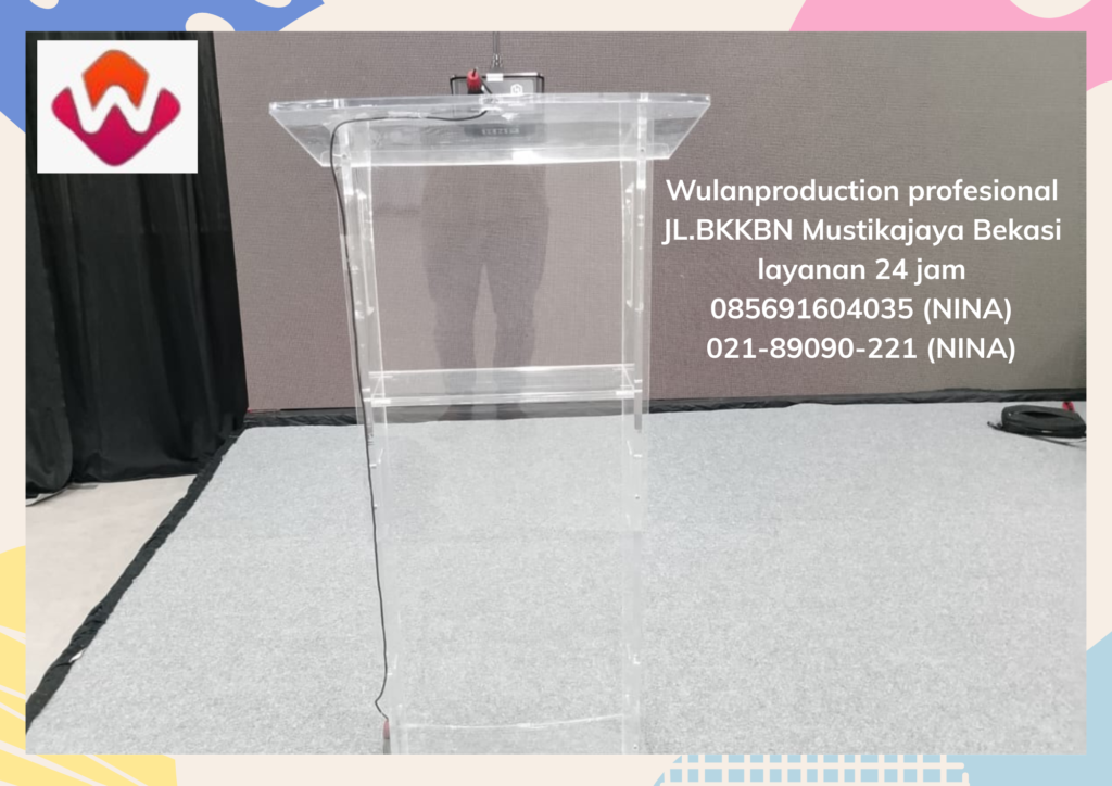 Sewa Podium Acrylic Bening Area Tanah Abang Jakarta Pusat