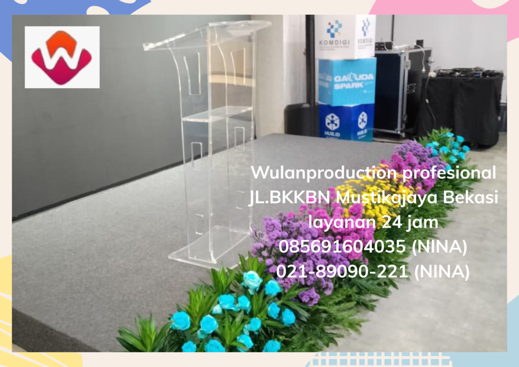 Sewa Podium Acrylic Bening Area Tanah Abang Jakarta Pusat
