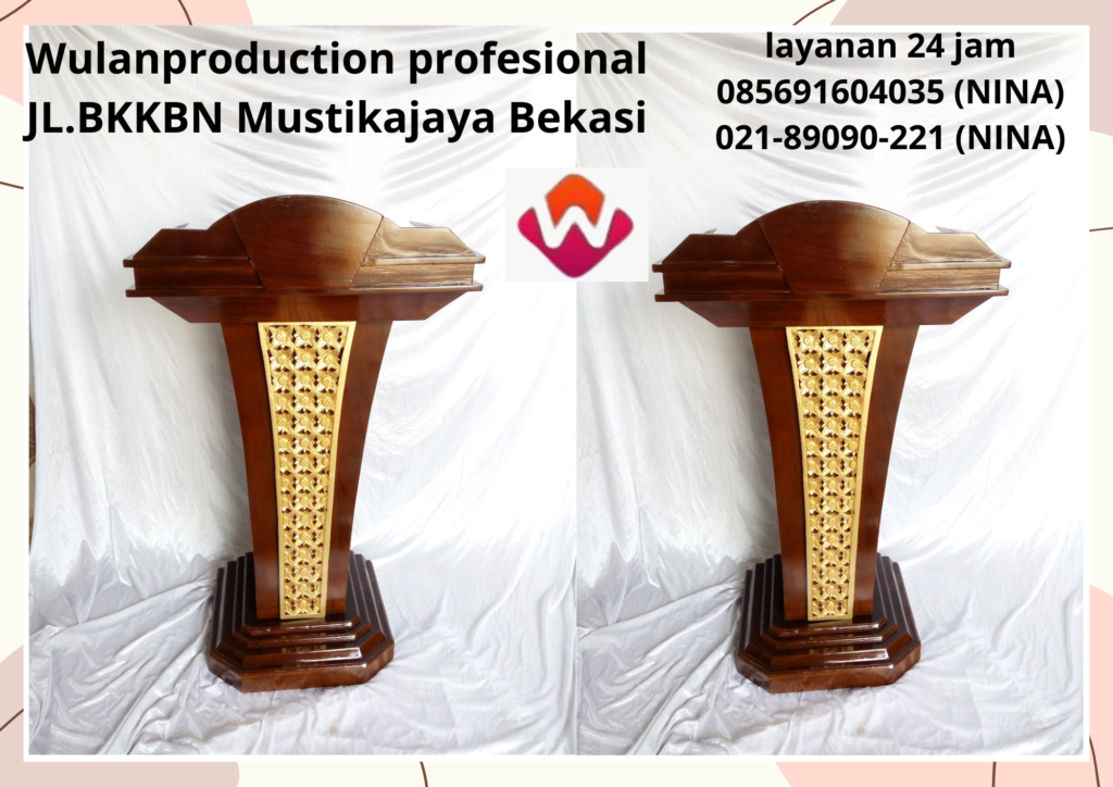 Sewa Podium HPL,Akrilik,Vip Kayu Bekasi