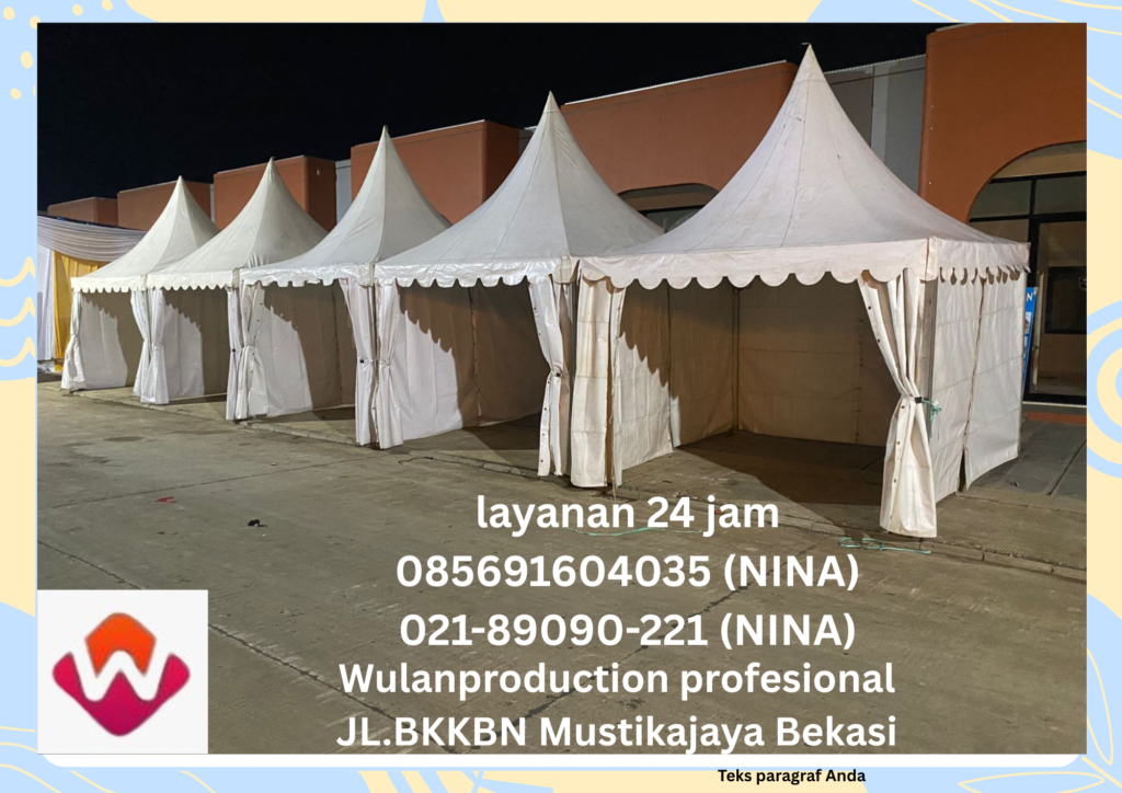 Sewa Tenda Sarnafil Tenda bazar Tenda Plafon Area Jakarta
