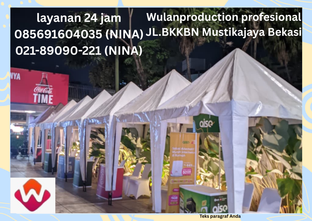 Sewa Tenda Sarnafil Tenda bazar Tenda Plafon Area Jakarta
