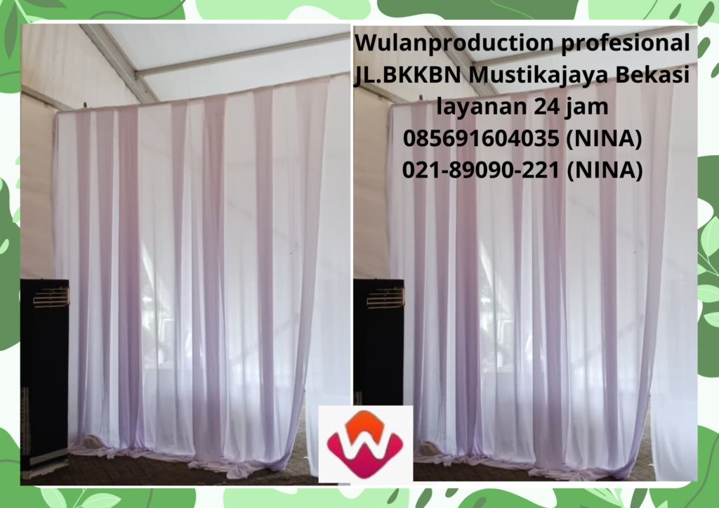 Sewa Tenda Sarnafil Tirai Putih Area Senayan Park Jakarta Pusat 