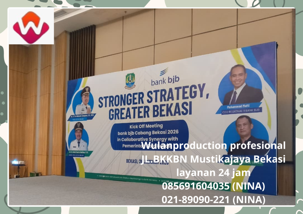 Sewa backdrop Banner Flexi China Event Sukabumi 