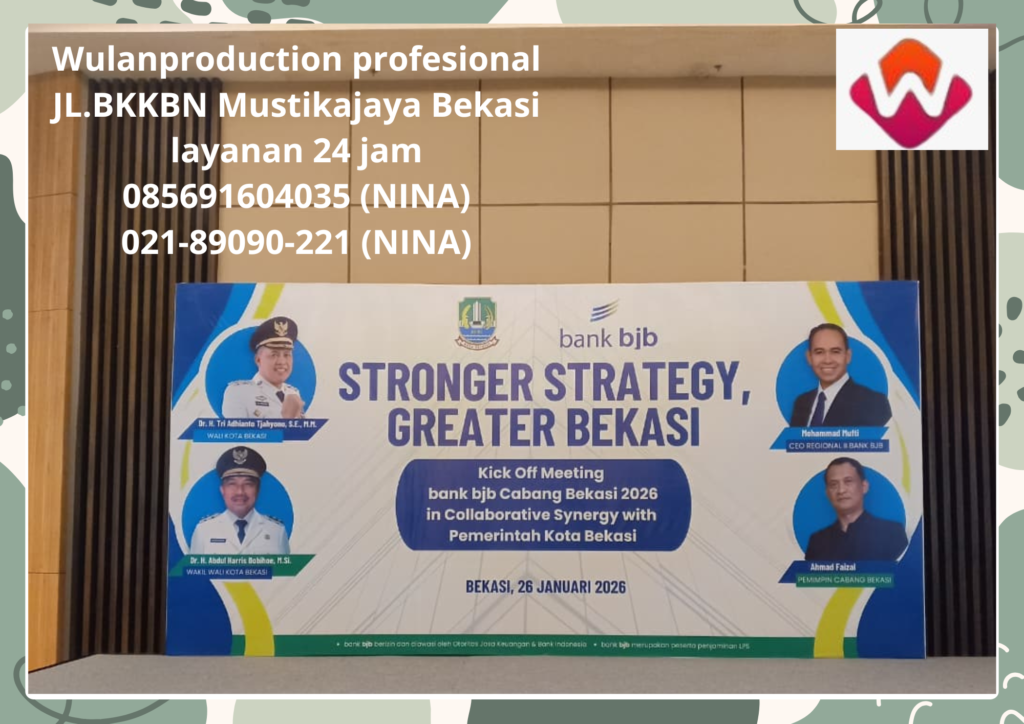 Sewa backdrop Banner Flexi China Event Sukabumi 